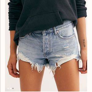 Free People Loving Good Vibrations Shorts 29